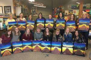 group painting events